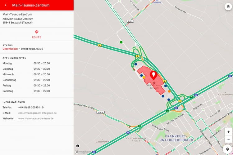 Screenshot Main-Taunus-Zentrum smap Desktop